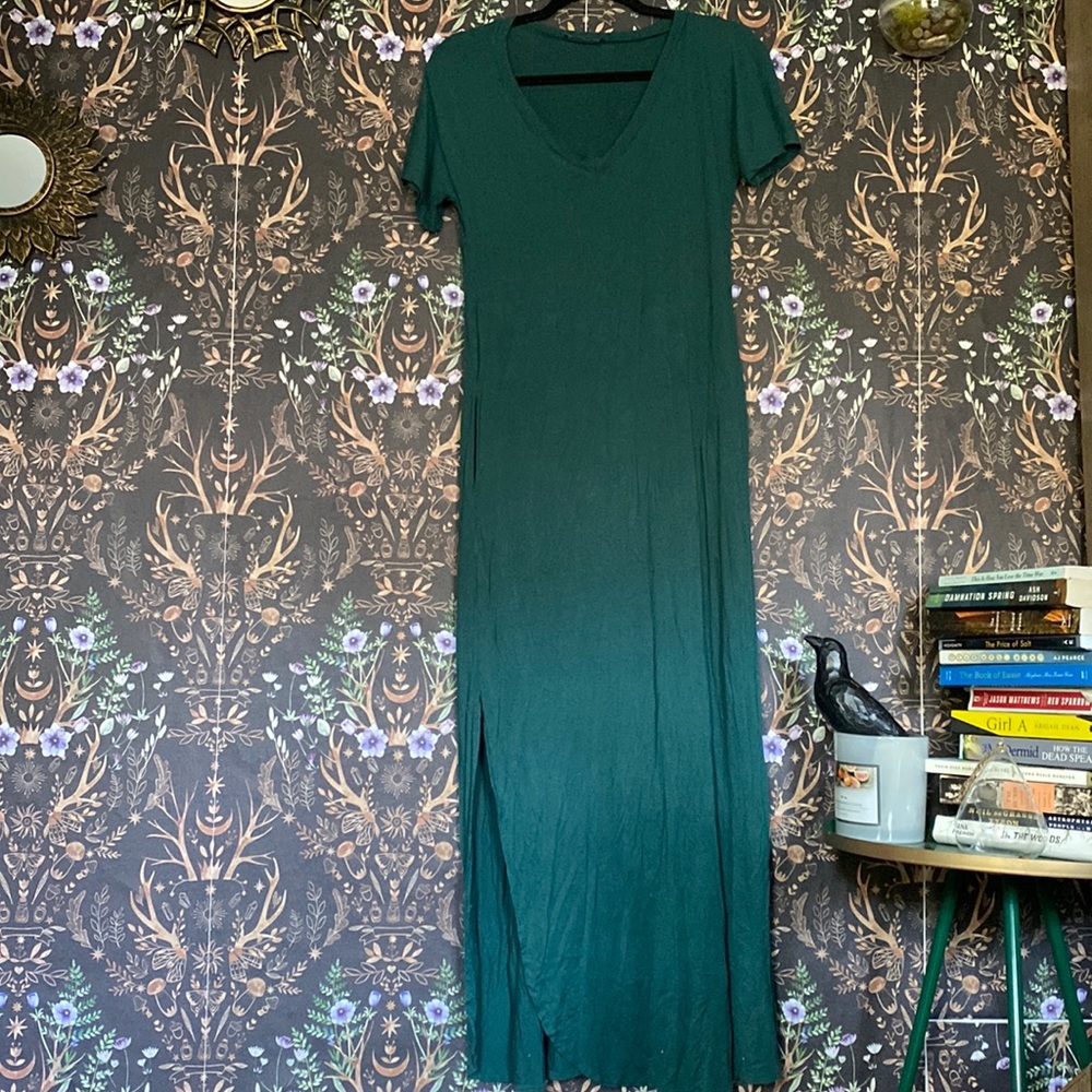 Stretchy T Shirt Maxi Dress